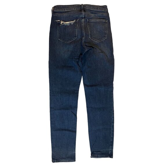 Old Navy Skinny Jeans Power Straight High Rise Secret Slim Pockets Blue SZ 8/29R - Picture 2 of 9